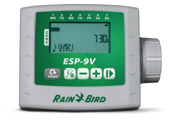 Rain Bird ESP-9V ESP9V6 6-Zone Battery Irrigation Controller
