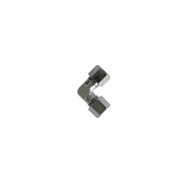 L-shaped connection for stainless steel pipes 12 mm x 12 mm