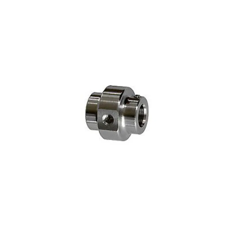 Coupling for stainless steel pipes 2 nozzles 10 mm
