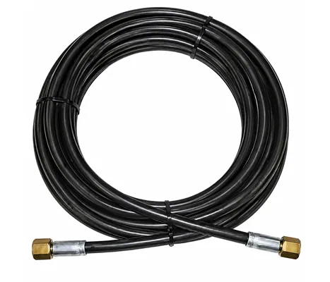 High-pressure hose 3/16, 2.5 m, 1/4 female – 1/4 female, brass